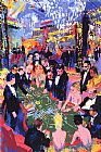 Leroy Neiman Baccarat painting